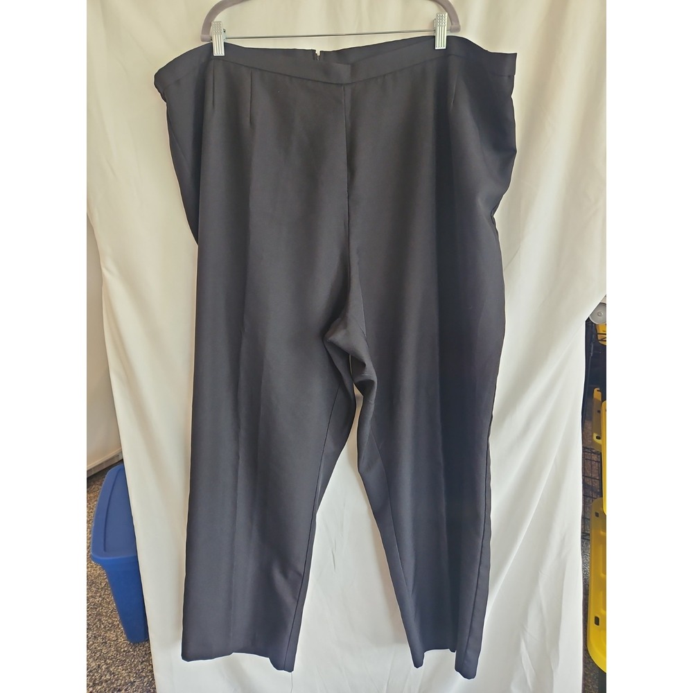 Womens Black Dress Pants Size 32x30 Career Work Trousers